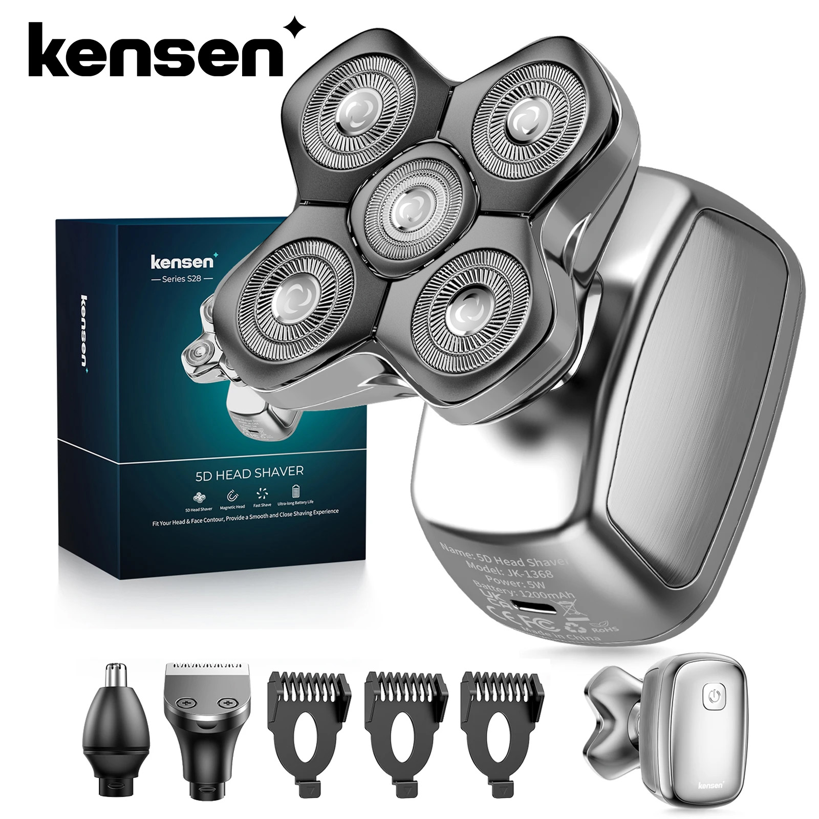 Men'S Grooming Hair And Body Wash - Kensen S28 Erkekler İçin Elektrikli Tıraş