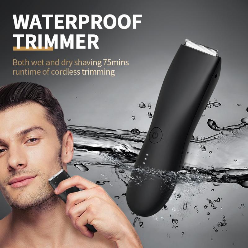 Men'S Grooming Guide - Su Geçirmez Elektrikli Vücut Tüyü Düzeltici,