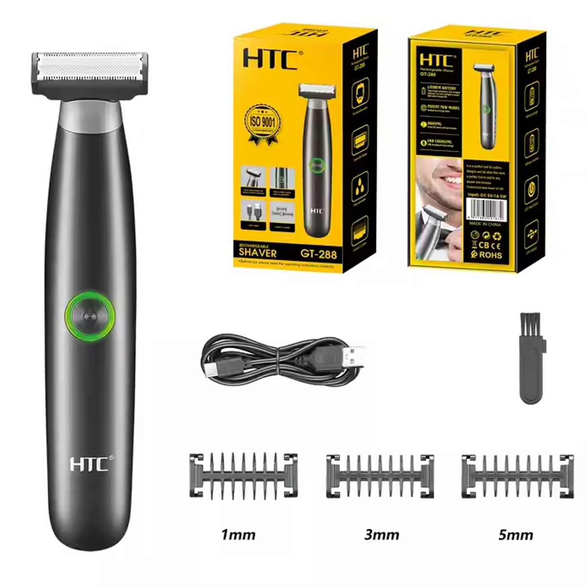Men'S Grooming Hair And Body Wash - HTC erkek Elektrikli Kasık Saç Düzeltici