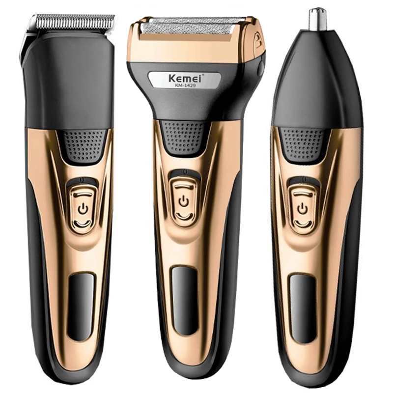 Men'S Grooming Hair And Body Wash - KEMEI 3IN1 BAKIM SETİ ERKEKLER İÇİN