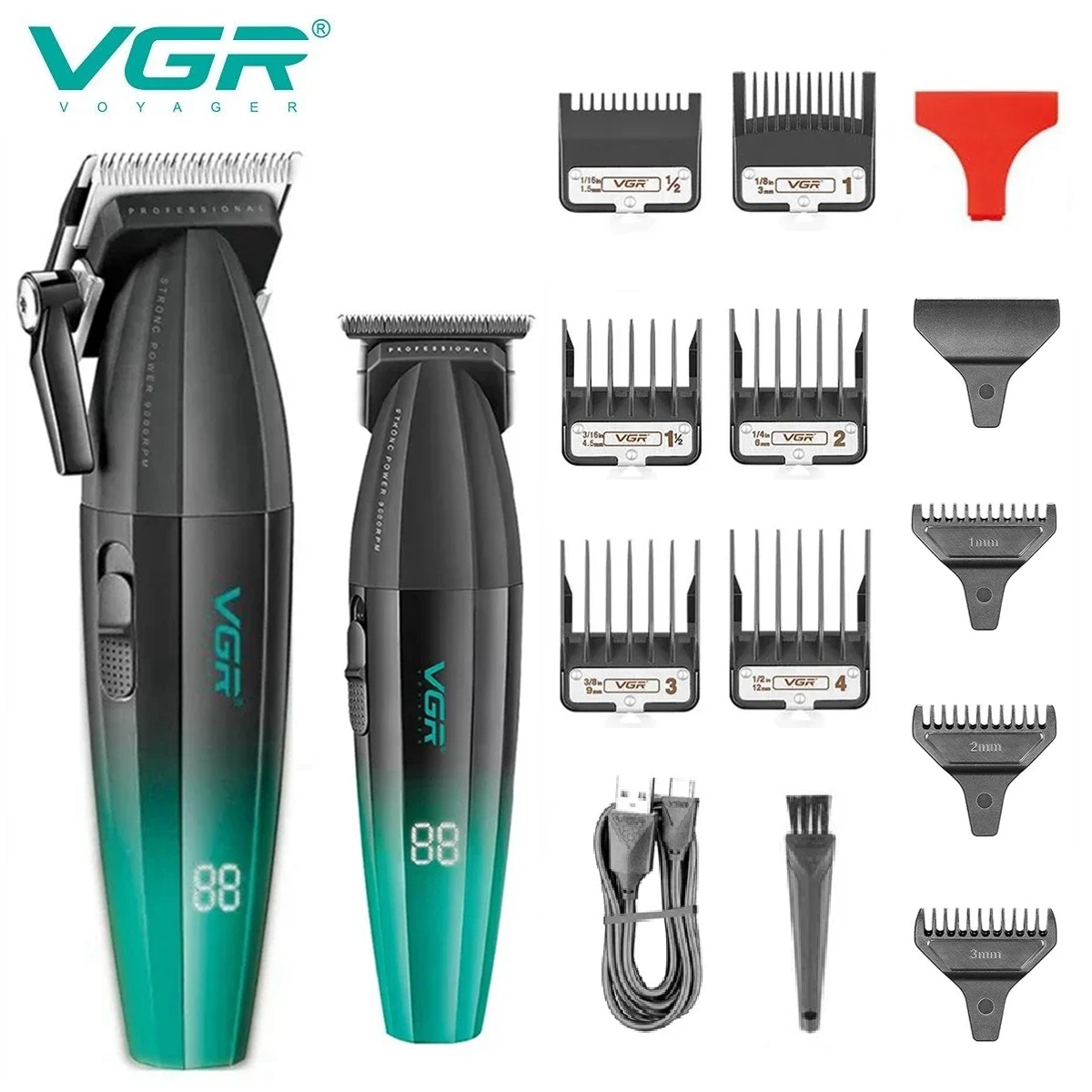 Men'S Grooming Hair And Body Wash - VGR Saç Düzeltici Profesyonel Kuaför Saç