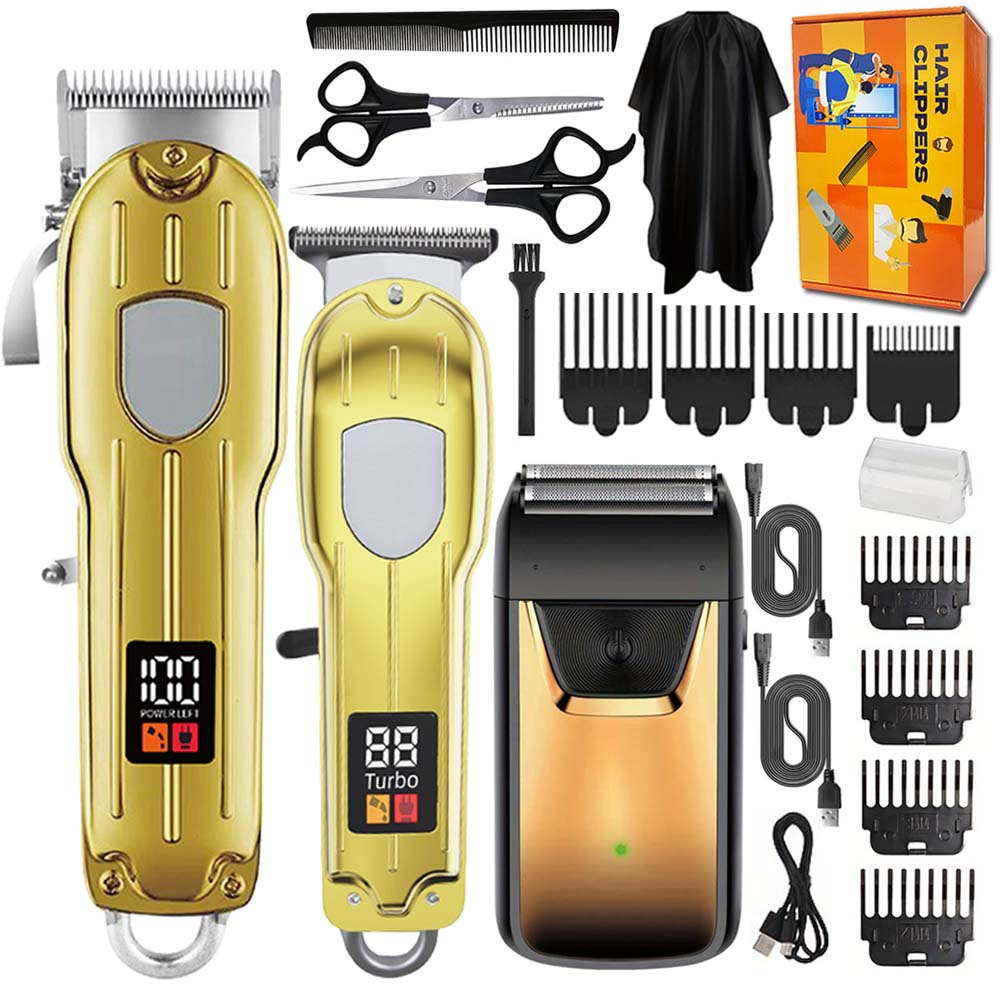 Mens Grooming Kit Gift Set - Erkekler için Profesyonel 3'ü 1 Arada