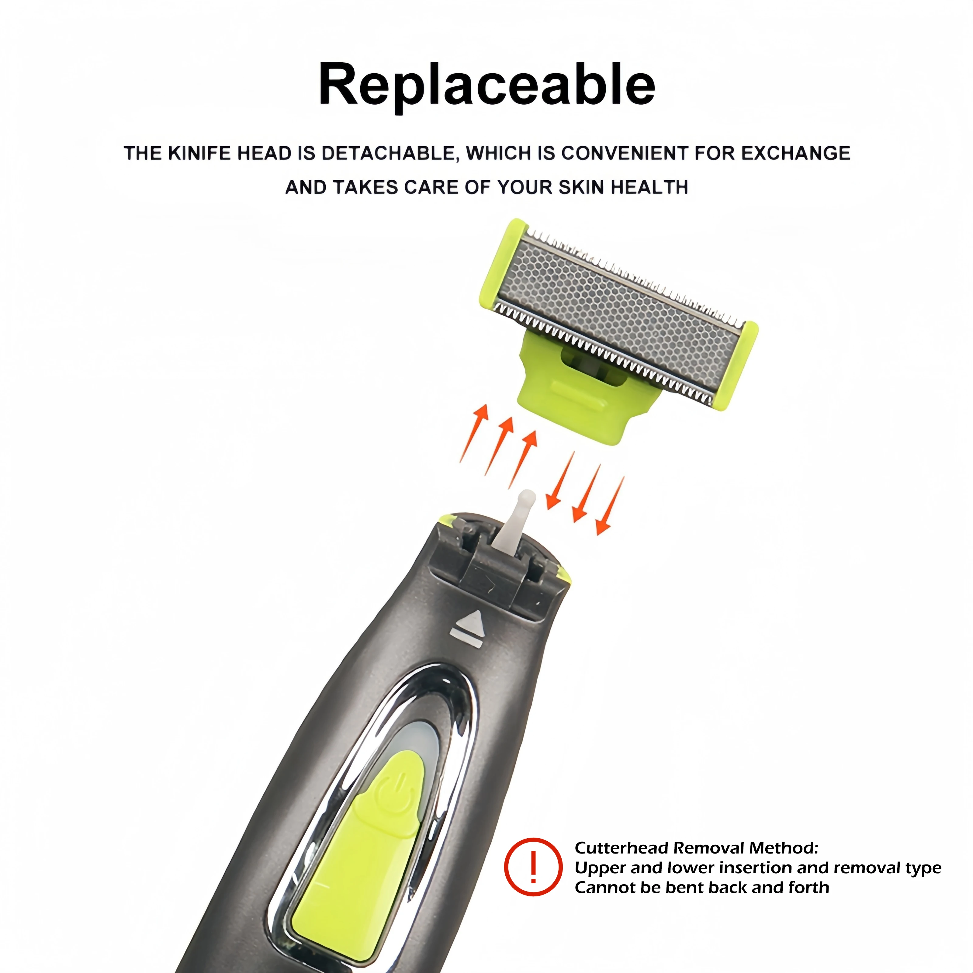 Taşınabilir USB Şarjlı Elektri - Men Grooming Armpit Hair incelemesi ve fiyatı