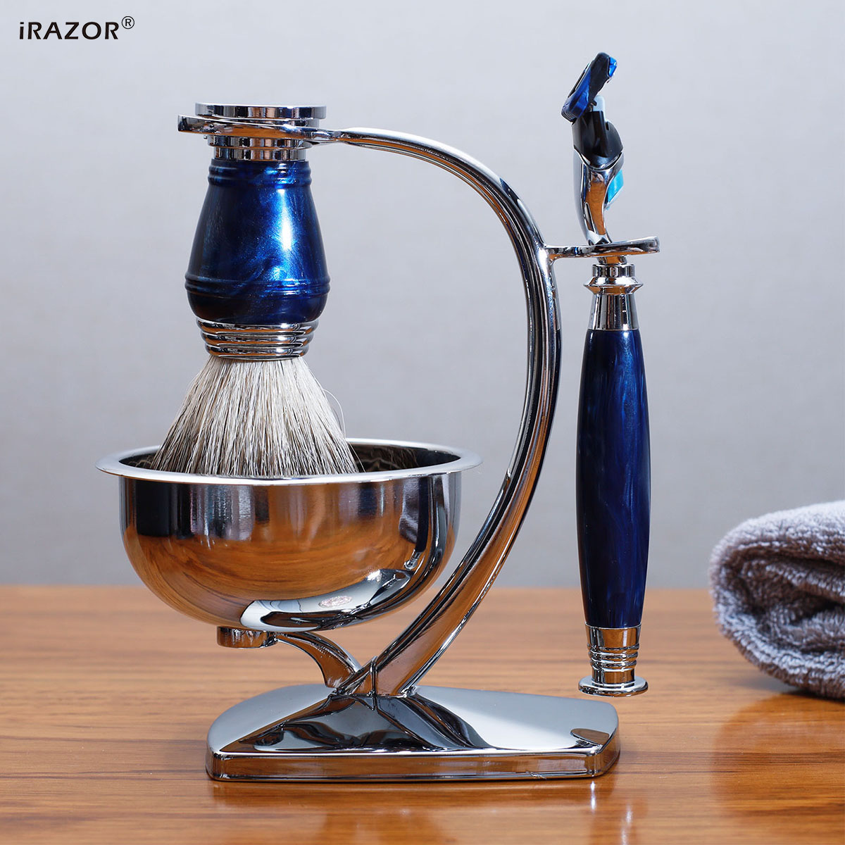 iRAZOR Royal Blue Lüks Erkek T - Mens Grooming Kit Luxury incelemesi ve fiyatı