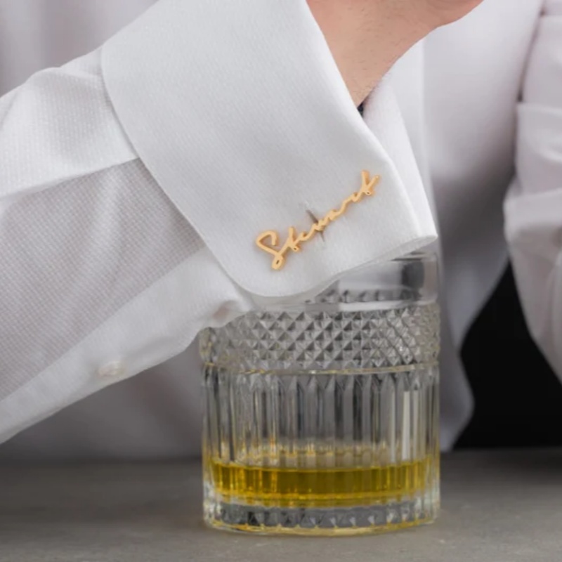Özel İsimli Kol Düğmeleri 18 A - Men'S Groom incelemesi ve fiyatı